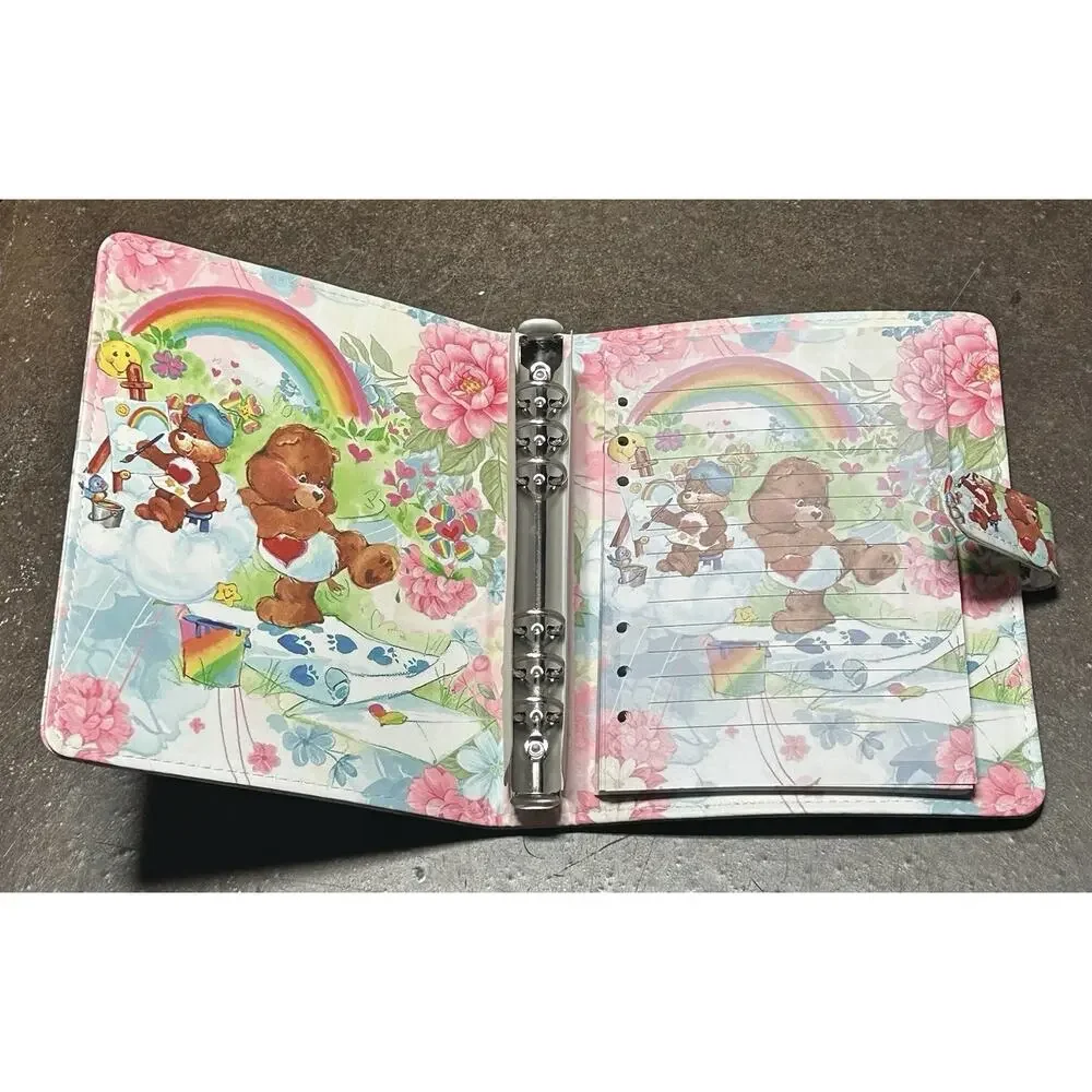 Care Bear A5 Binder w/ matching paper